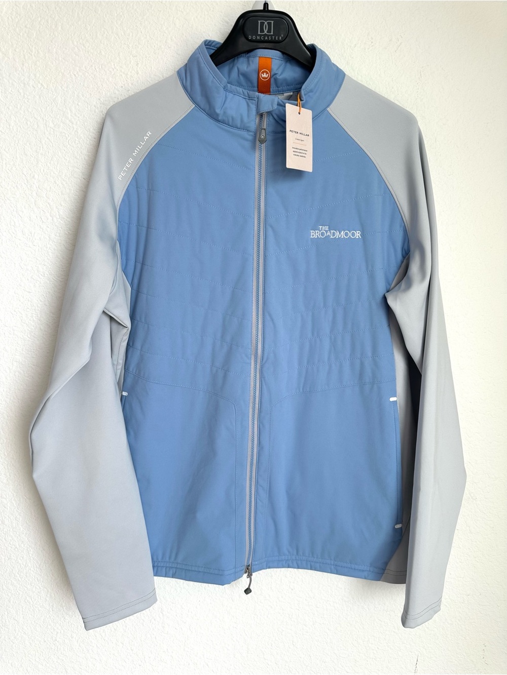 Peter Millar Crown Sport Hyperlight Merge Hybrid Jacket Blue Large NWT Golf